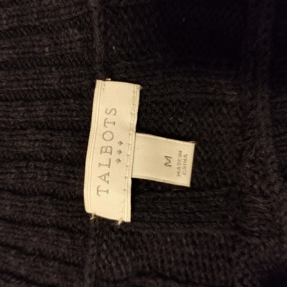 Talbots navy sweater - Picture 2 of 2